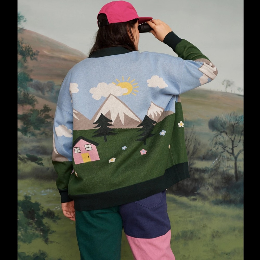 lazy oaf on the slopes cardigan